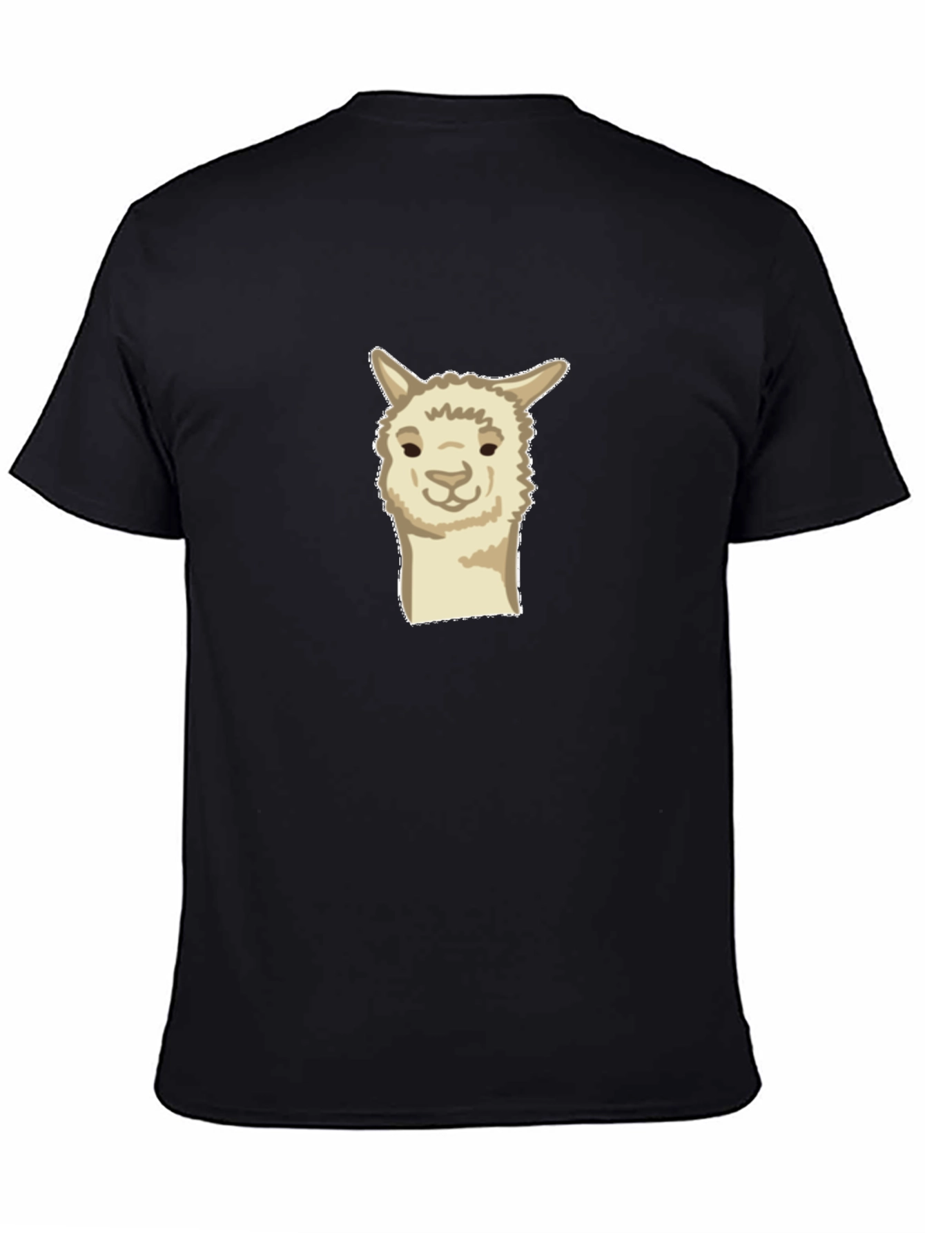 Alpaca Graphic Tee - Soft & Stylish Black T-Shirt