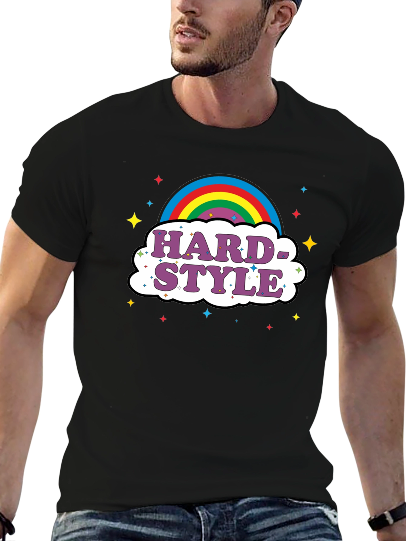 Hardstyle Rainbow Graphic Tee