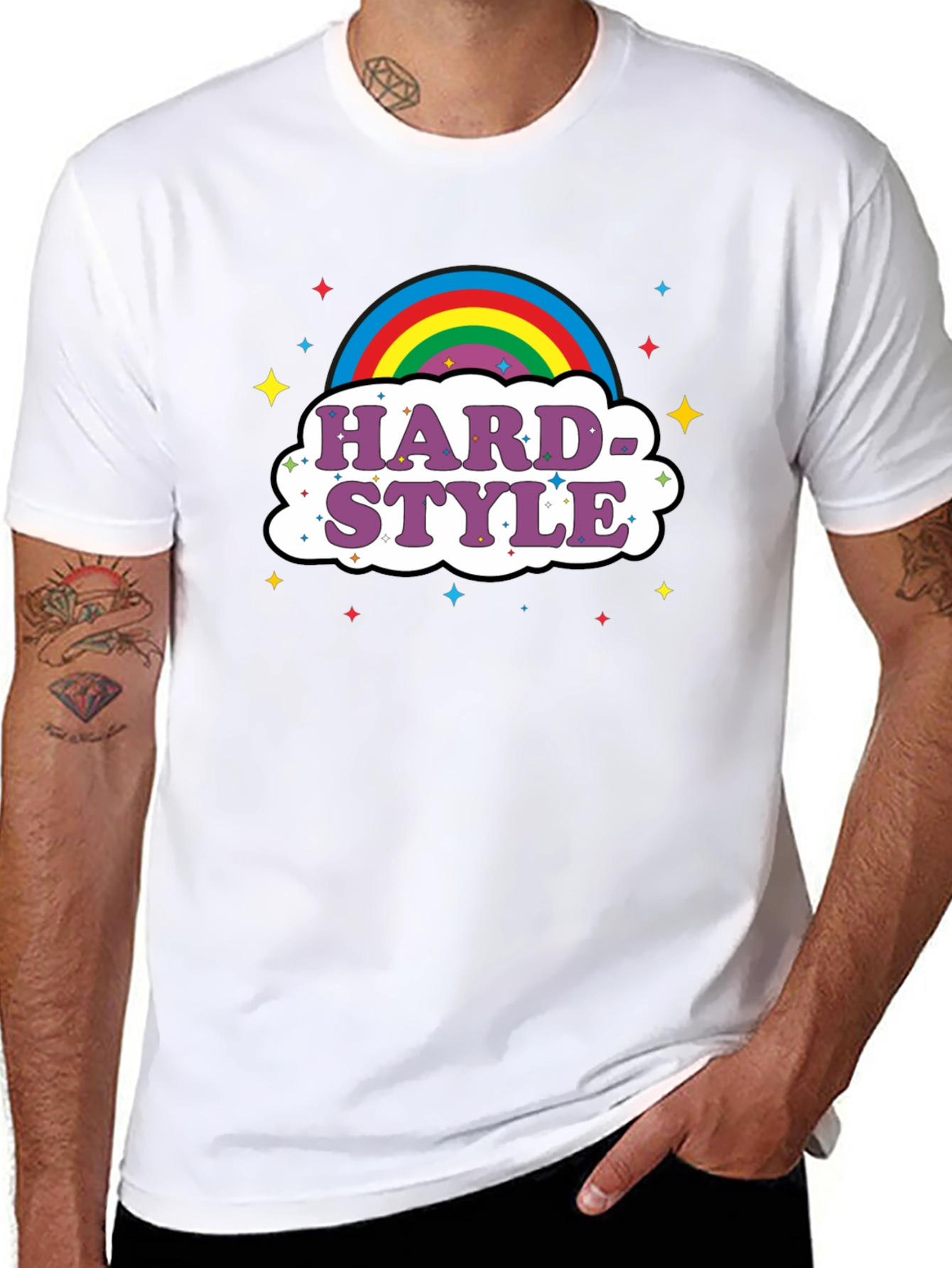 Hardstyle Rainbow Graphic Tee