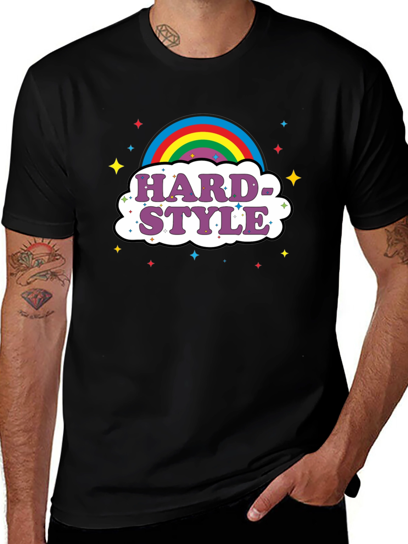 Hardstyle Rainbow Graphic Tee