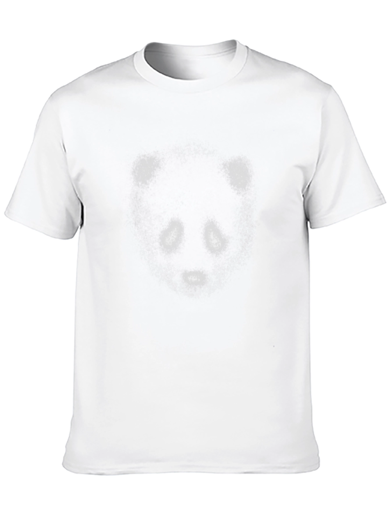 Abstract Panda Black Tee - Cool Graphic Design