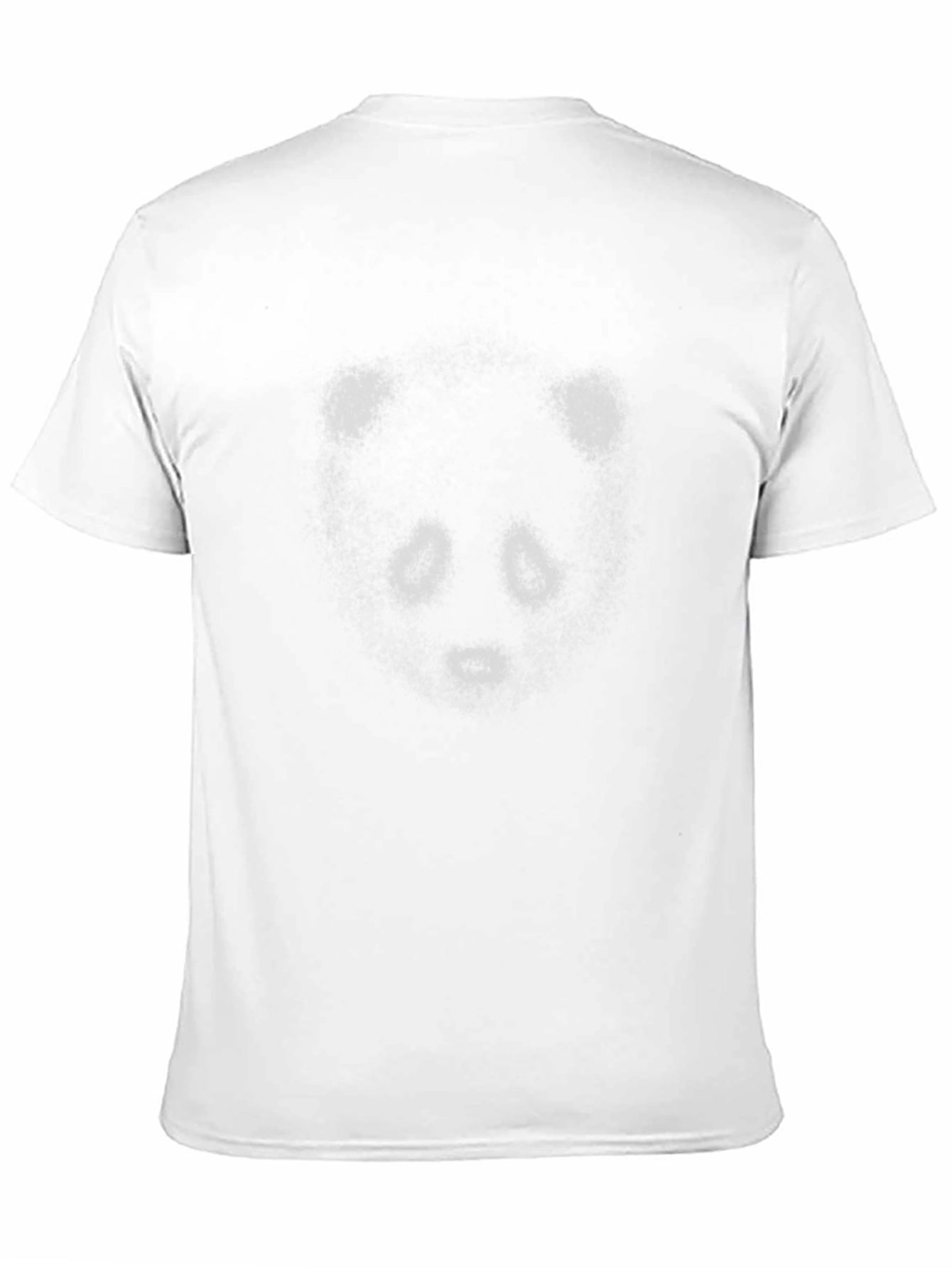 Abstract Panda Black Tee - Cool Graphic Design