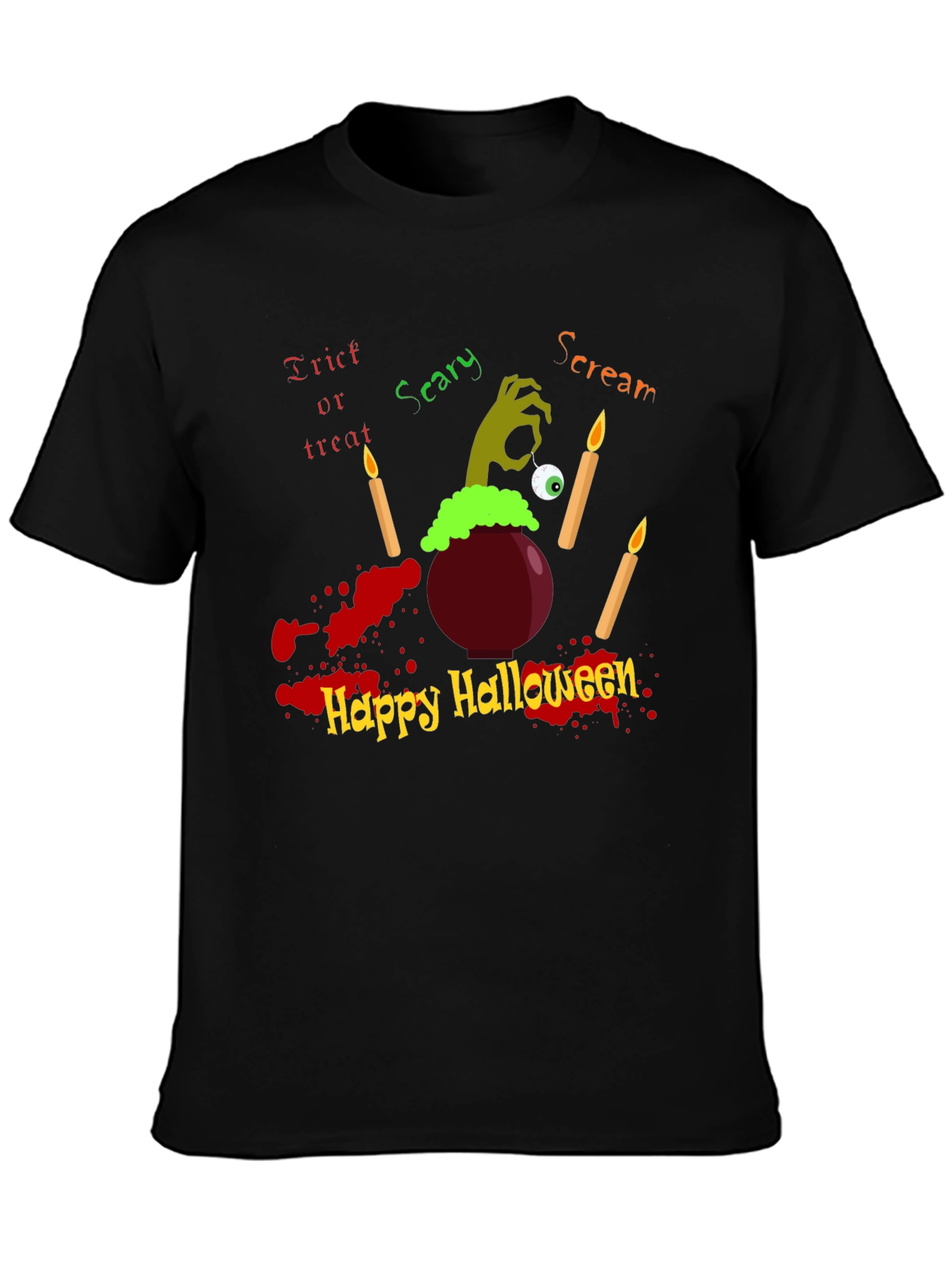 Halloween T-Shirt - Scary Scream Design