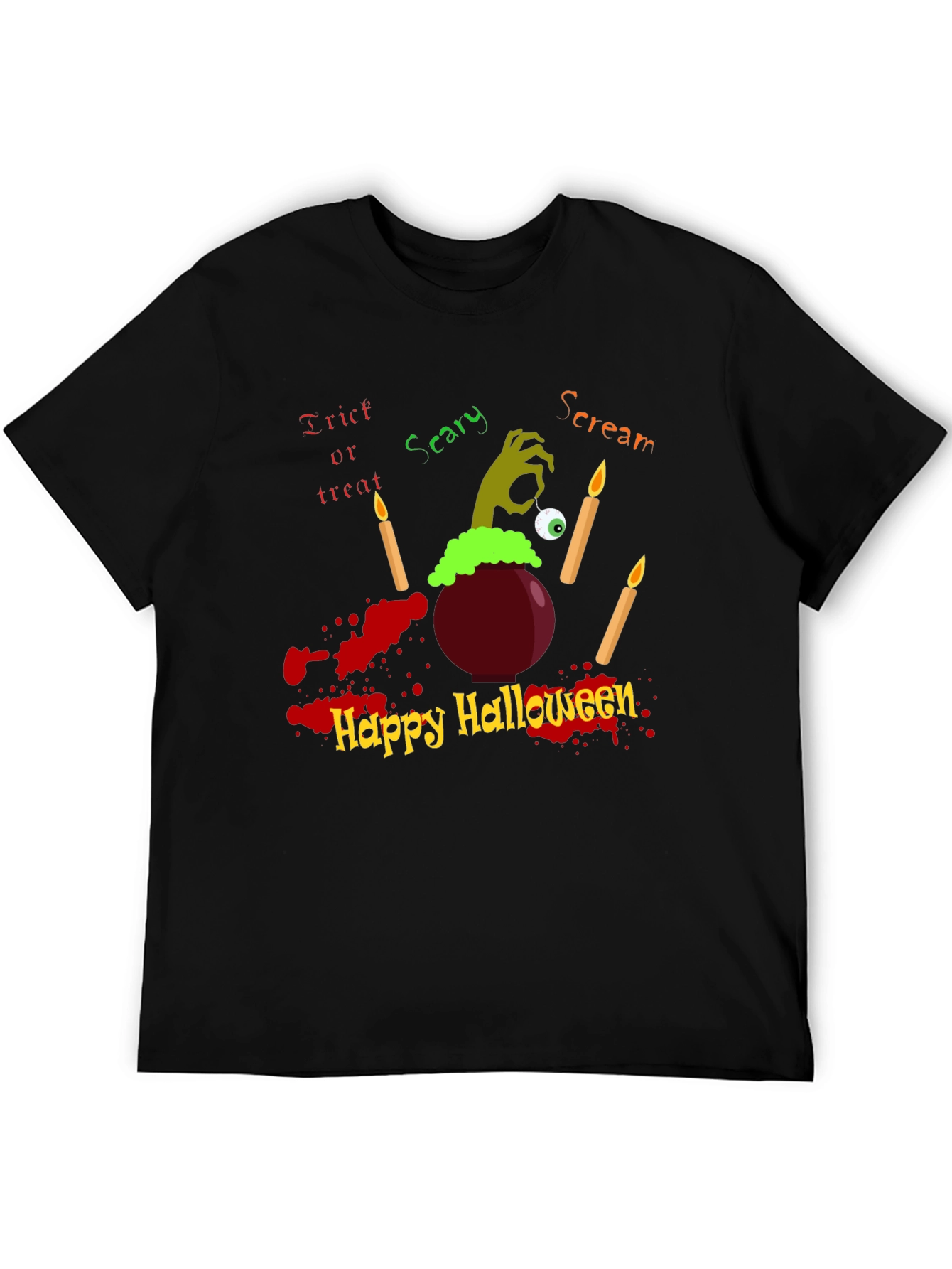 Halloween T-Shirt - Scary Scream Design