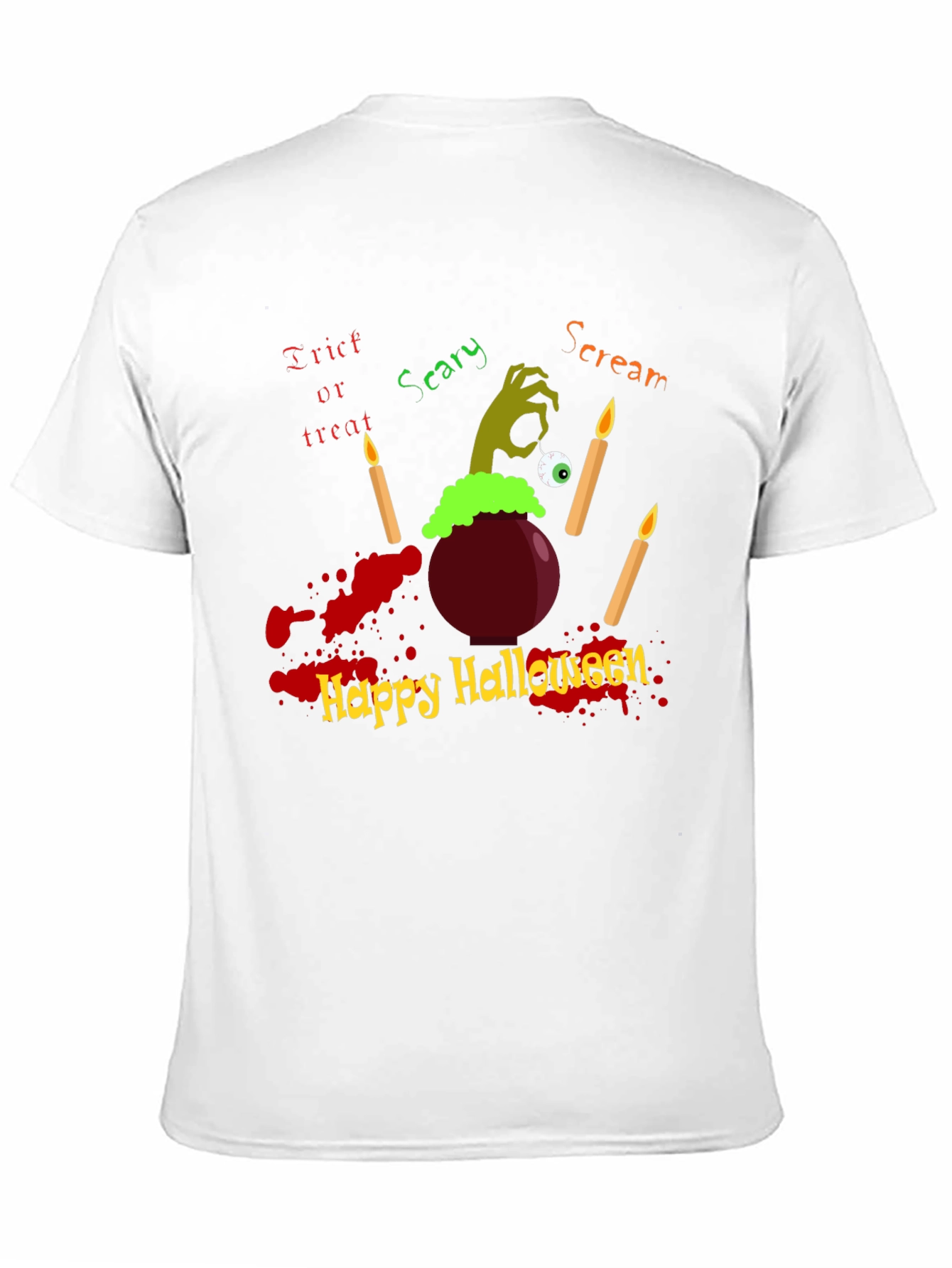 Halloween T-Shirt - Scary Scream Design