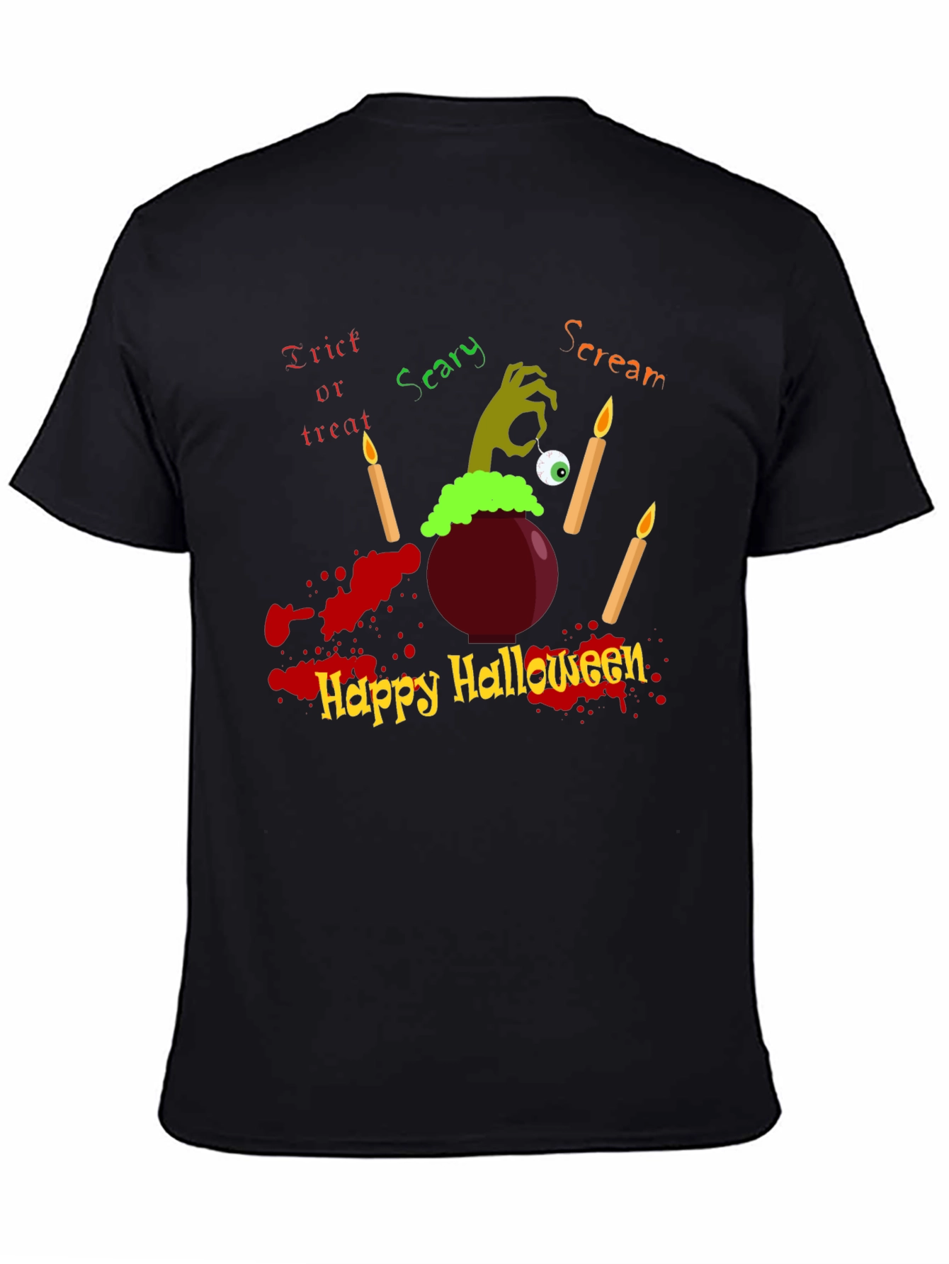 Halloween T-Shirt - Scary Scream Design