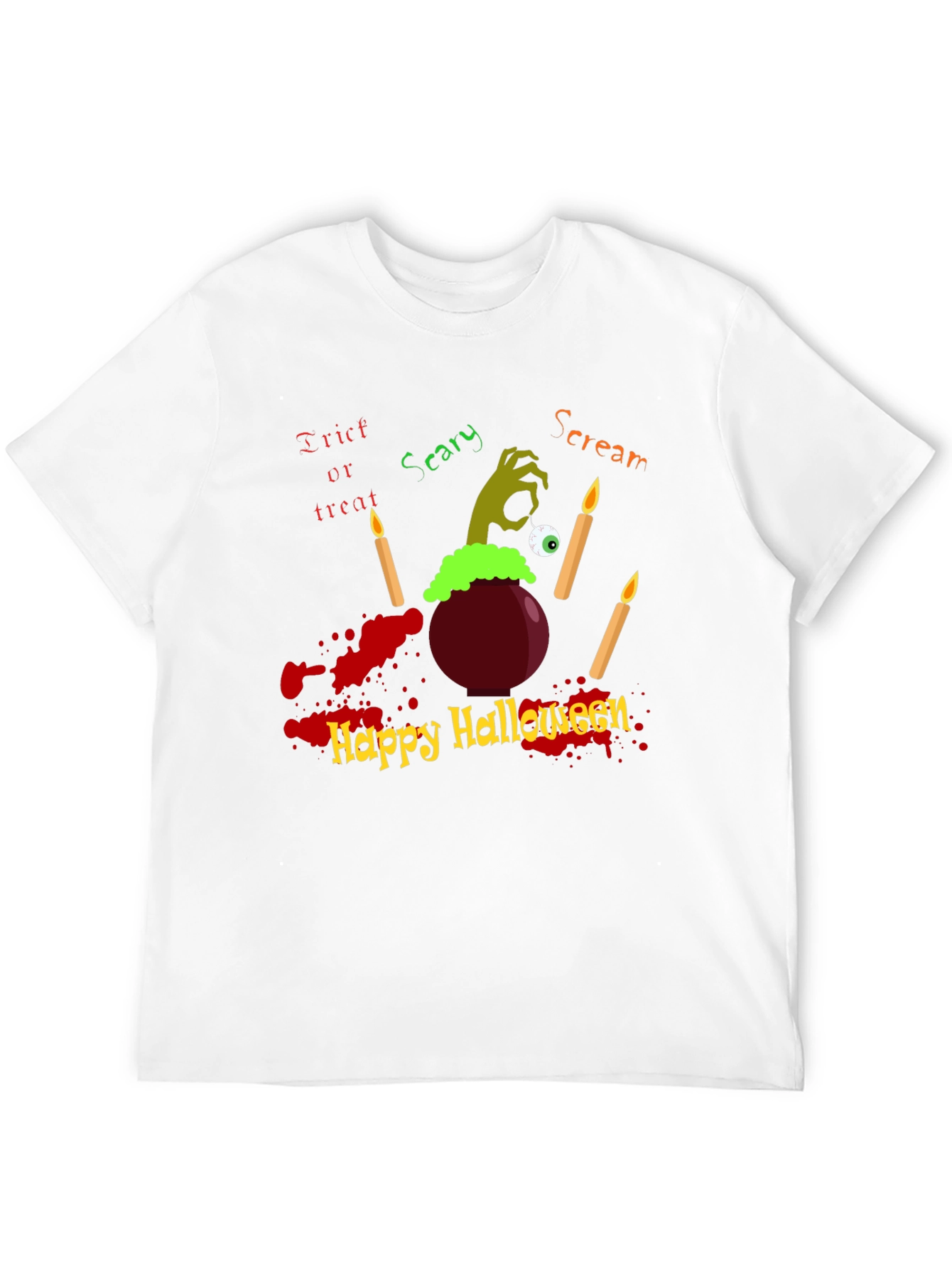 Halloween T-Shirt - Scary Scream Design