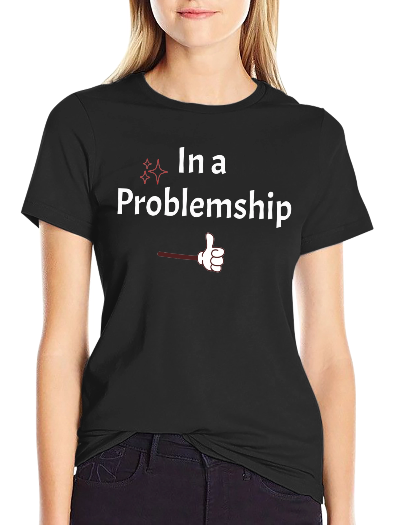 In A Problemship Graphic T-Shirt