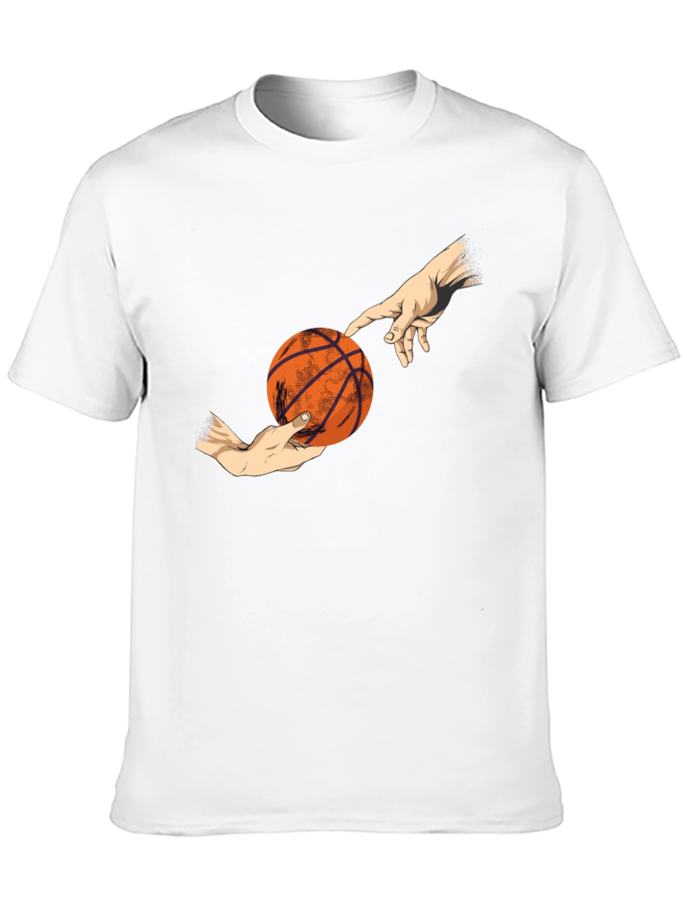 Basketball Creation T-Shirt - Artistic Sports Tee