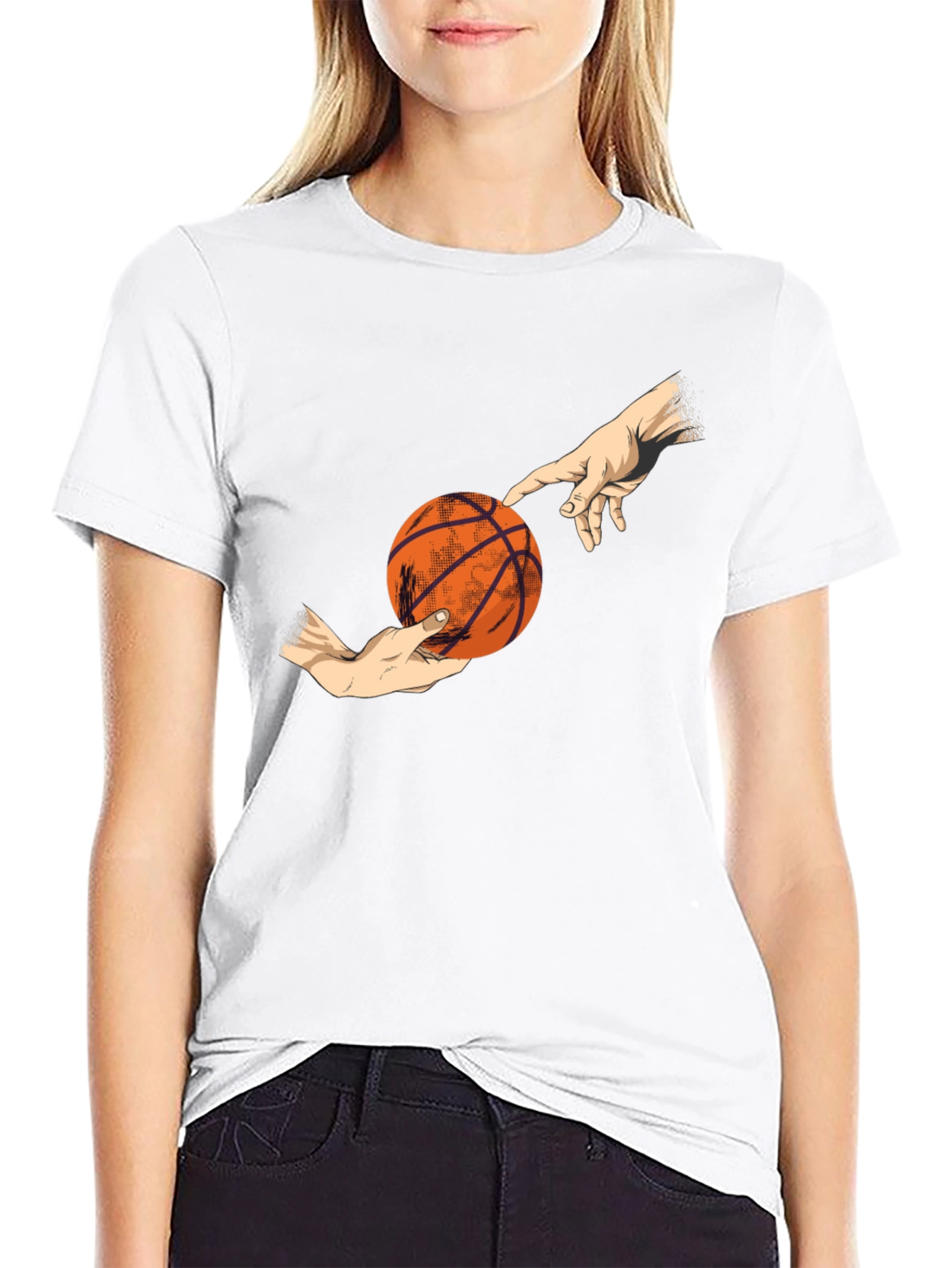 Basketball Creation T-Shirt - Artistic Sports Tee