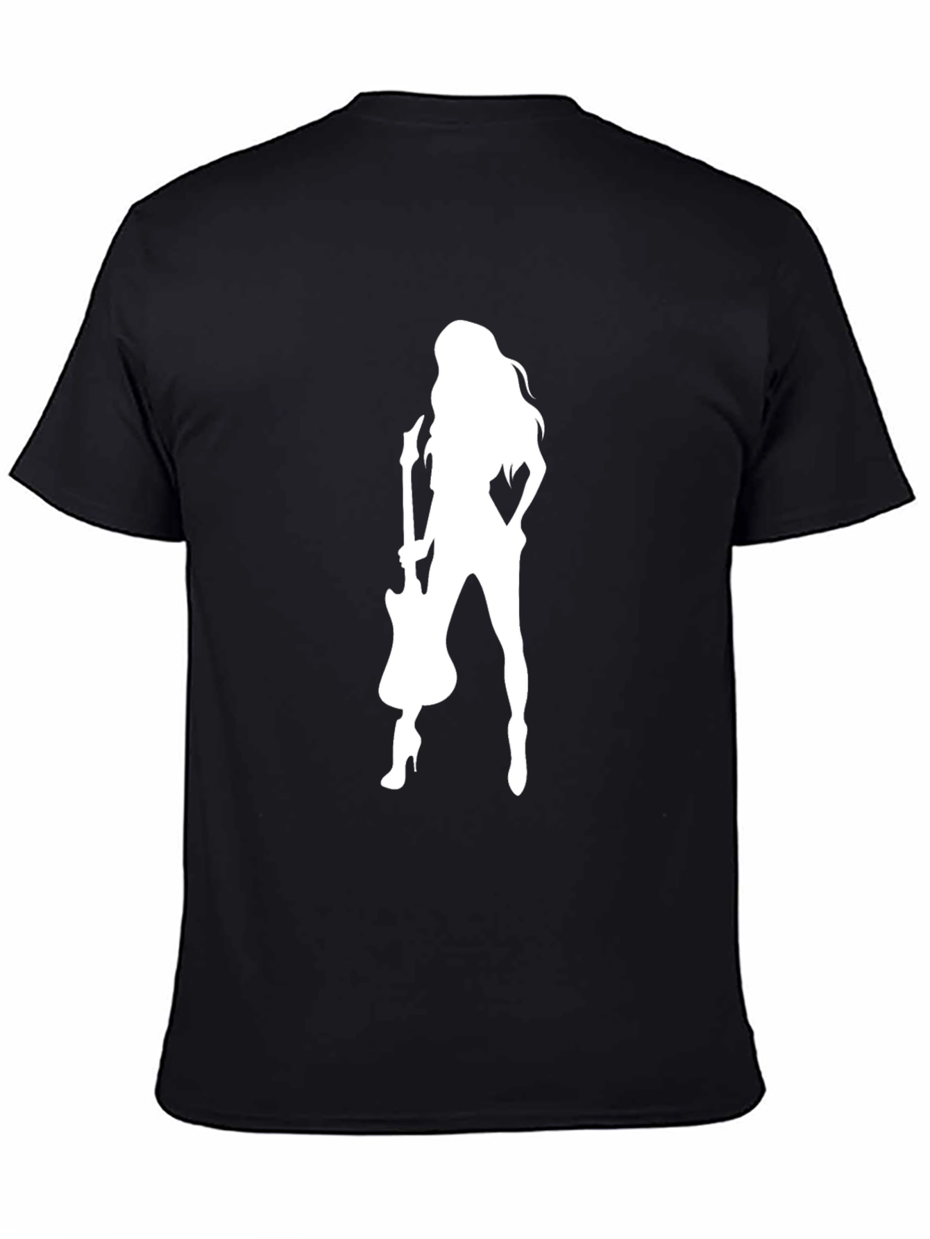 Guitar Girl Graphic Tee - Rocker T-Shirt