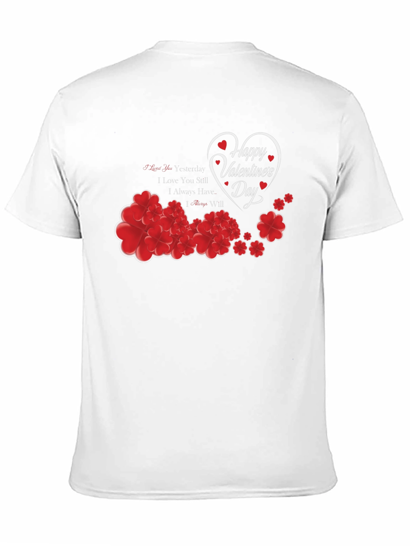 Happy Valentines Day Heart Graphic T-Shirt