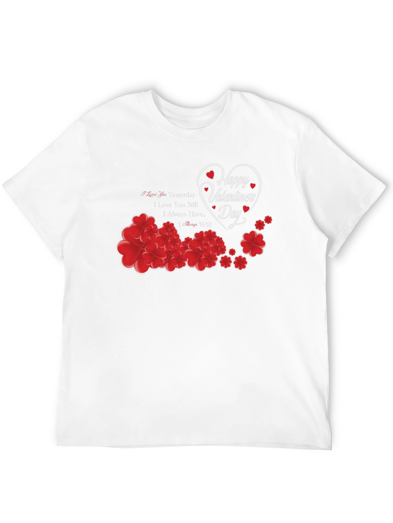 Happy Valentines Day Heart Graphic T-Shirt