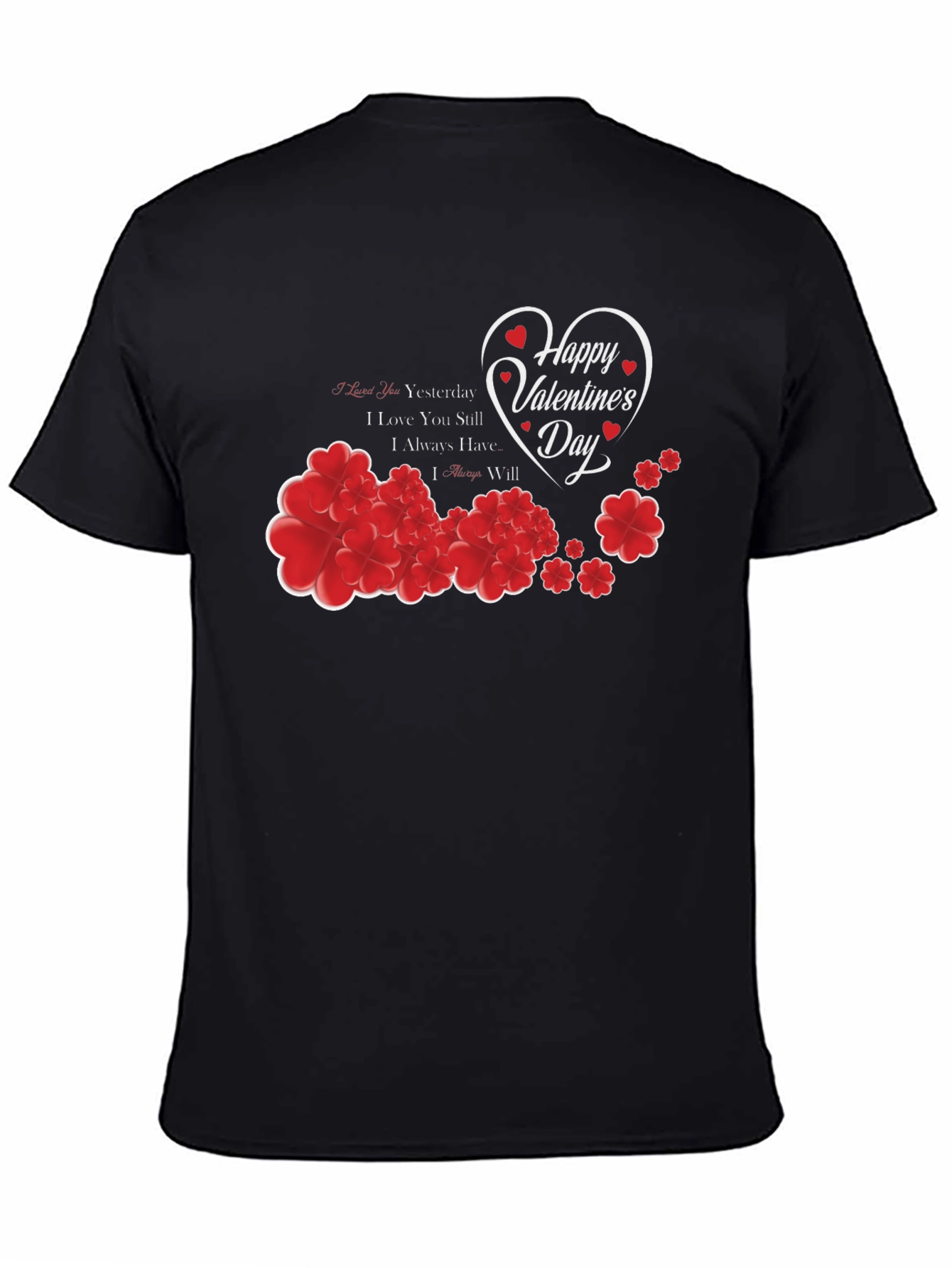 Happy Valentines Day Heart Graphic T-Shirt