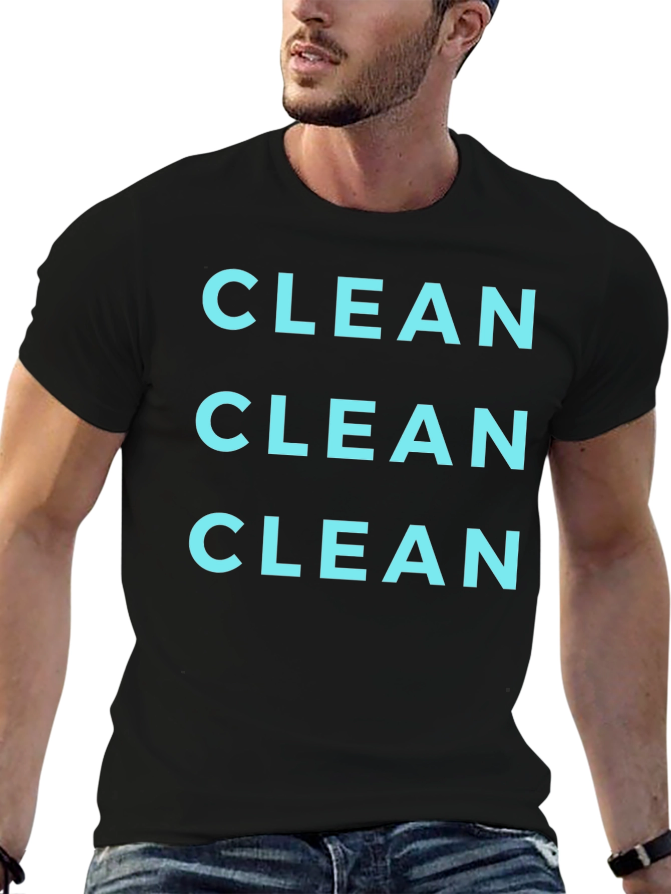 CLEAN Graphic T-Shirt - Soft Cotton Tee