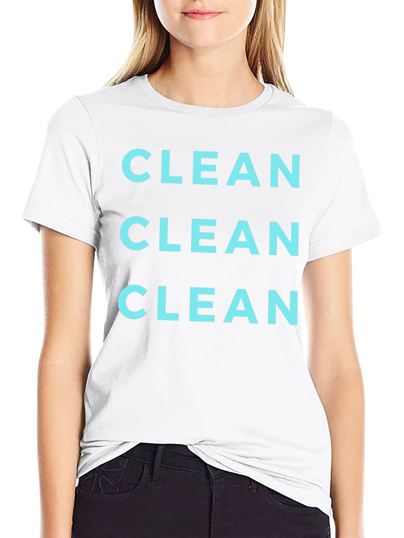 CLEAN Graphic T-Shirt - Soft Cotton Tee