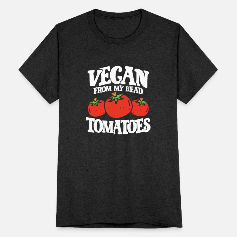 Vegan head tomatoes