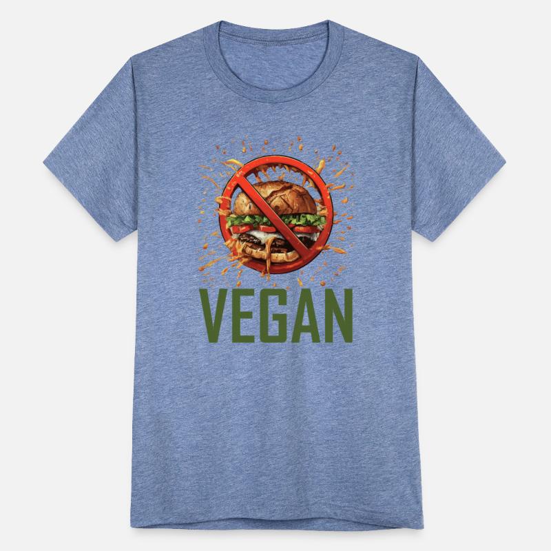 Vegan Lifestyle Anti-burger Illustration