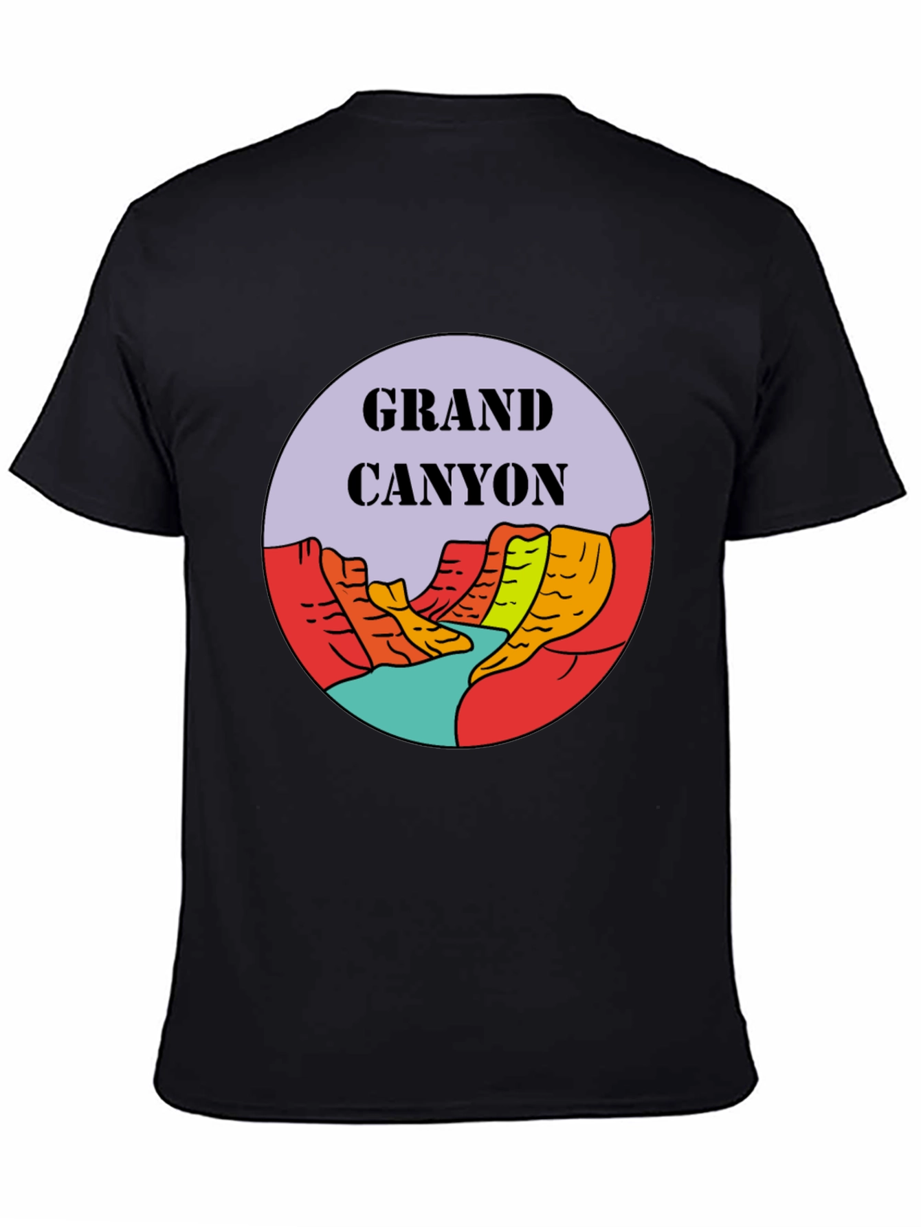 Grand Canyon Graphic Tee - Black Unisex T-Shirt