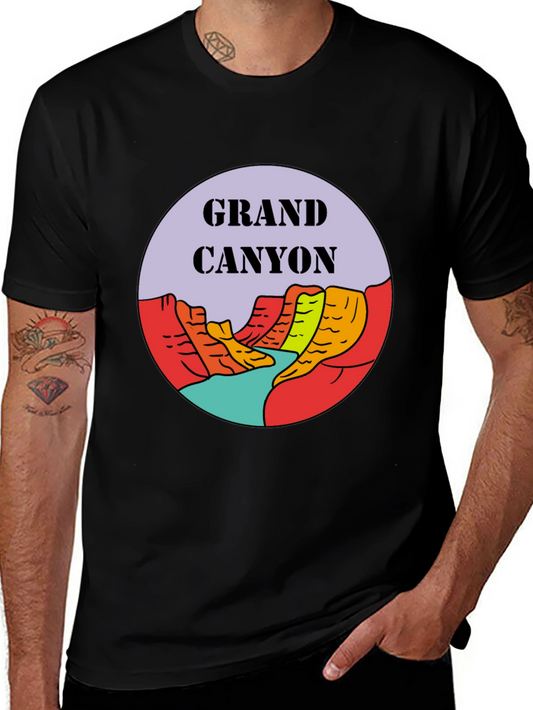 Grand Canyon Graphic Tee - Black Unisex T-Shirt