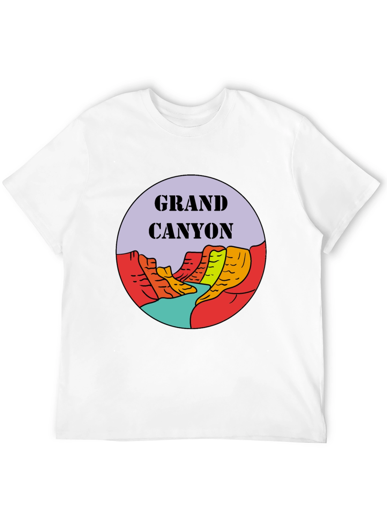 Grand Canyon Graphic Tee - Black Unisex T-Shirt