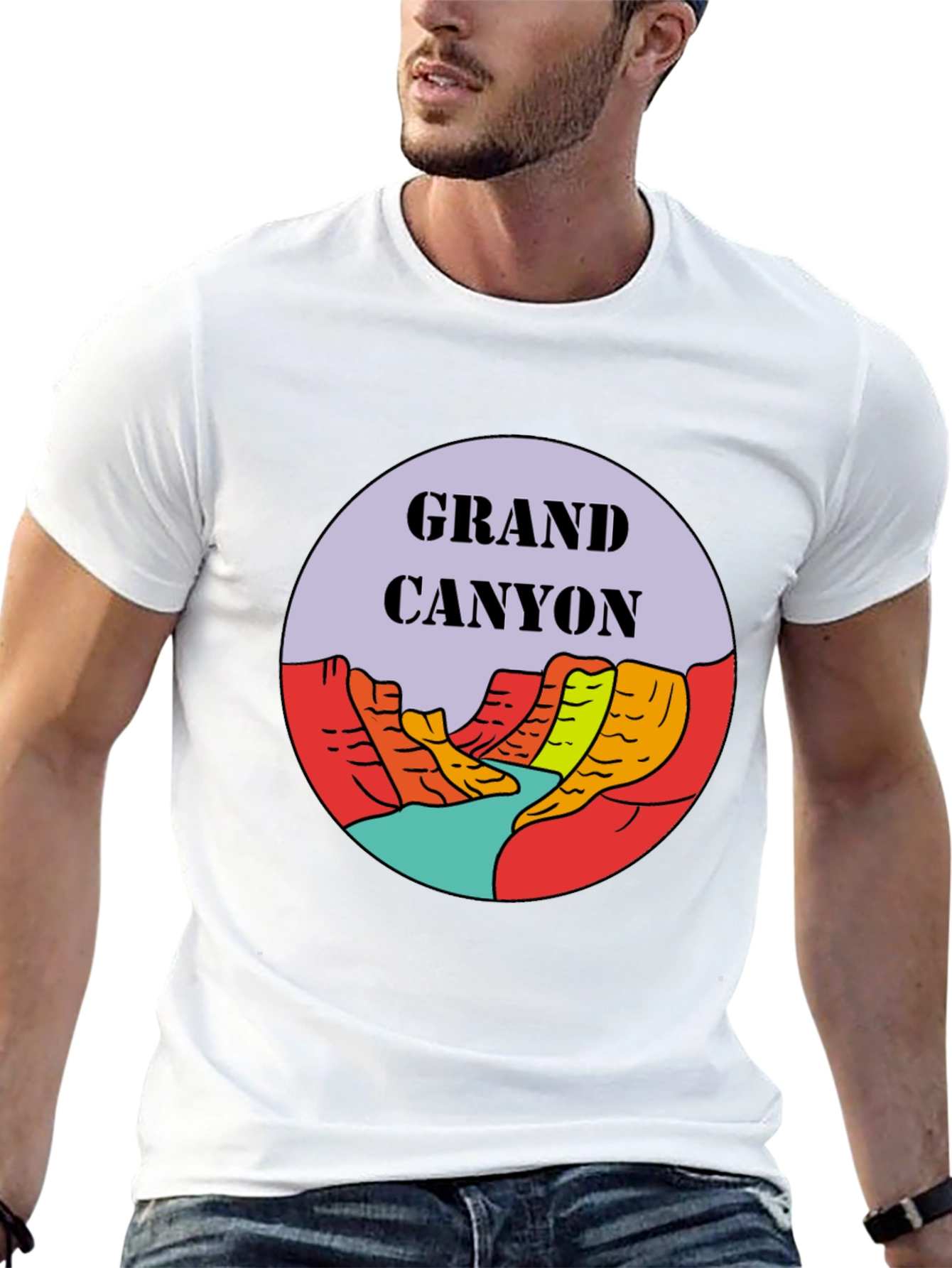 Grand Canyon Graphic Tee - Black Unisex T-Shirt