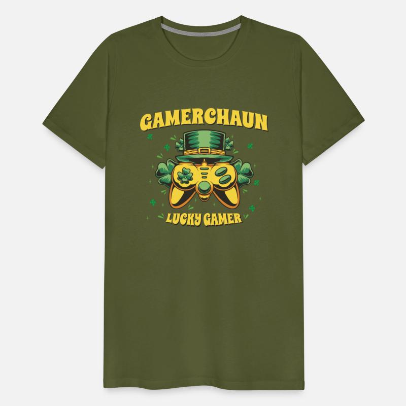 Video Game Leprechaun St Patricks Day 2023 Gamer