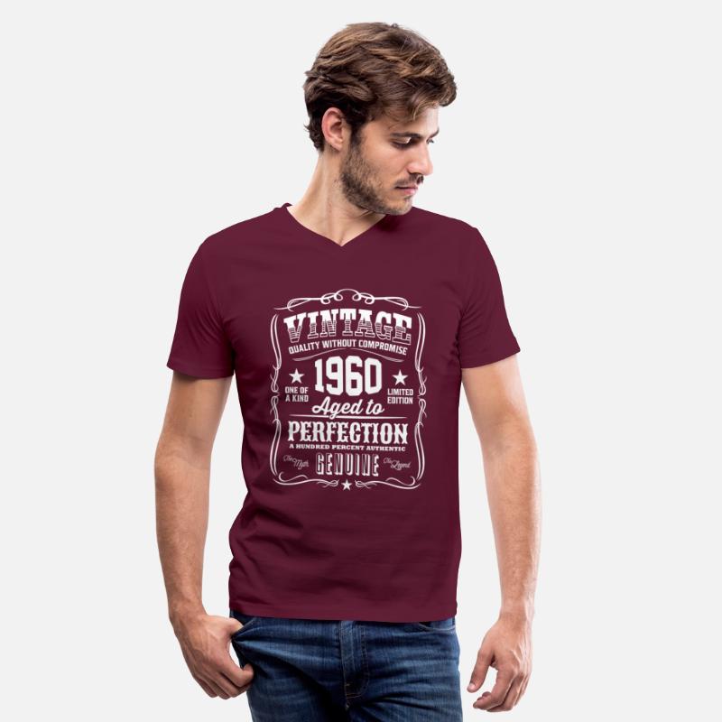 Vintage 1960 Aged to Perfection White Print