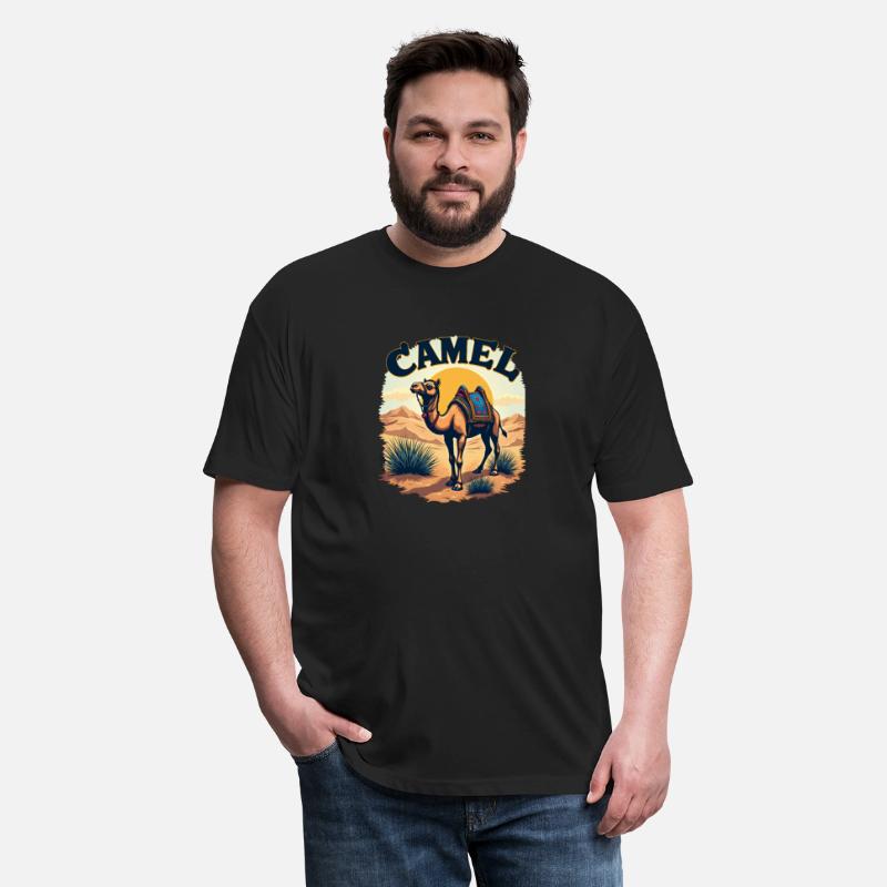 "Vintage Camel Adventure - Retro Desert Design