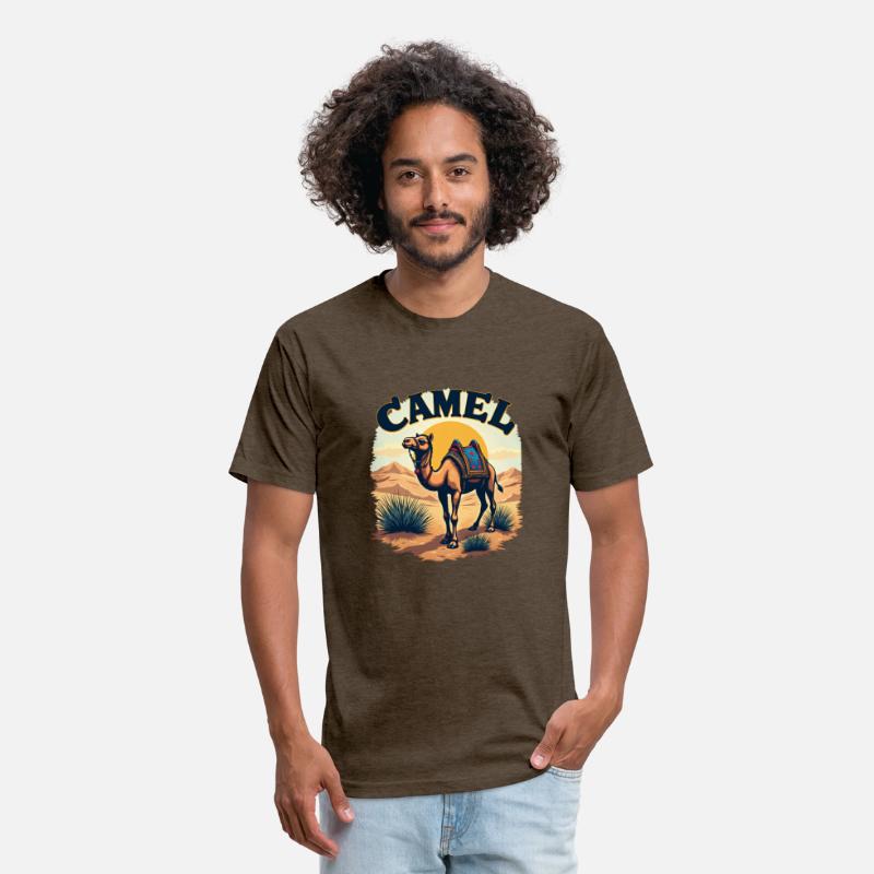 "Vintage Camel Adventure - Retro Desert Design