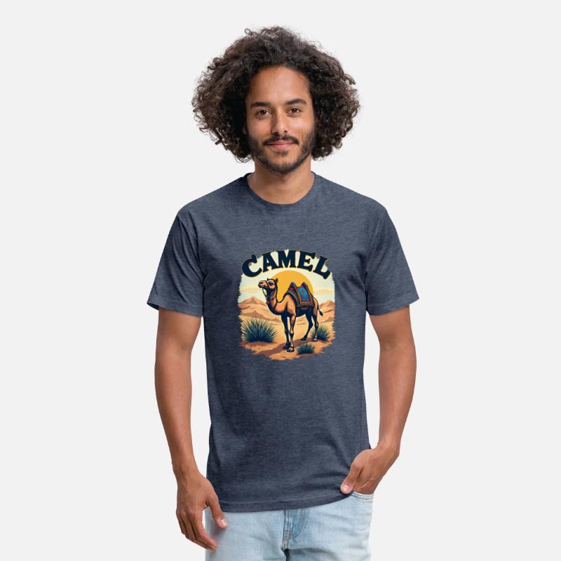 "Vintage Camel Adventure - Retro Desert Design