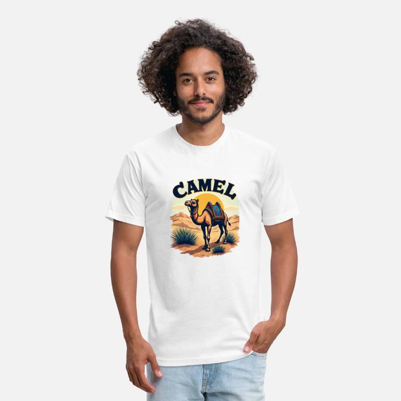 "Vintage Camel Adventure - Retro Desert Design