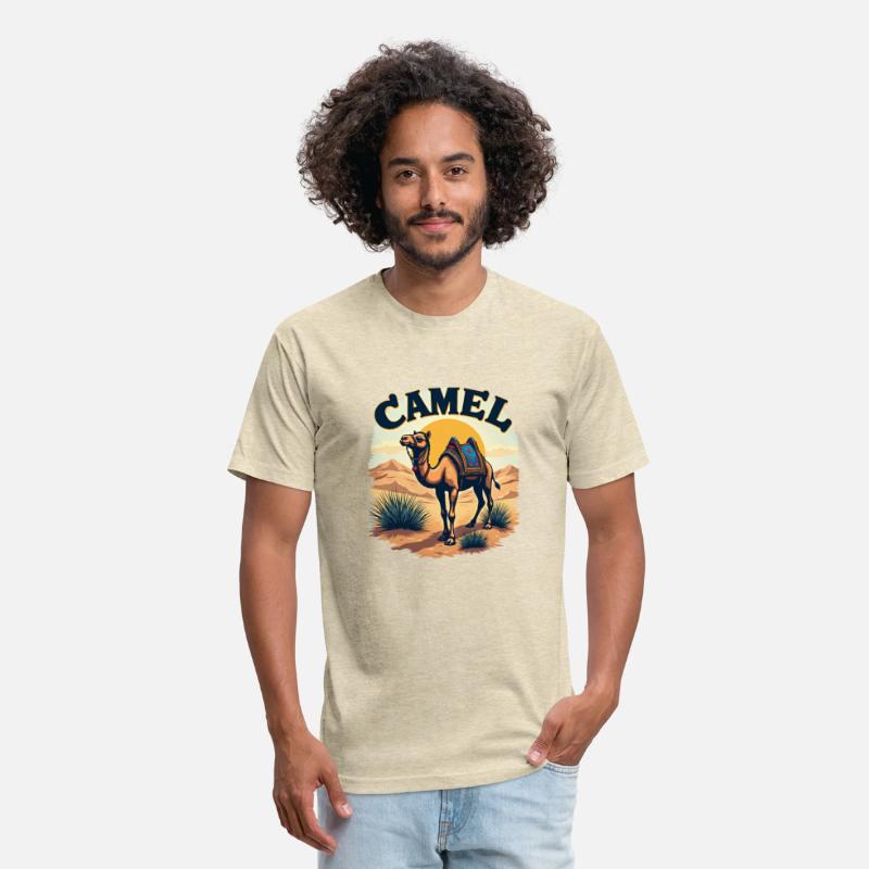 "Vintage Camel Adventure - Retro Desert Design