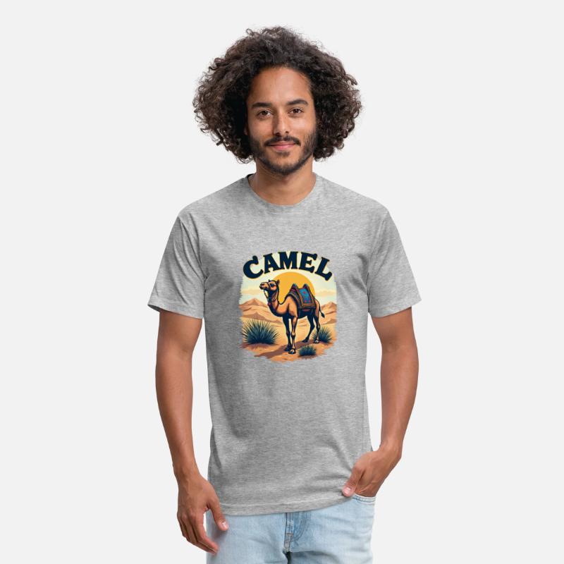 "Vintage Camel Adventure - Retro Desert Design