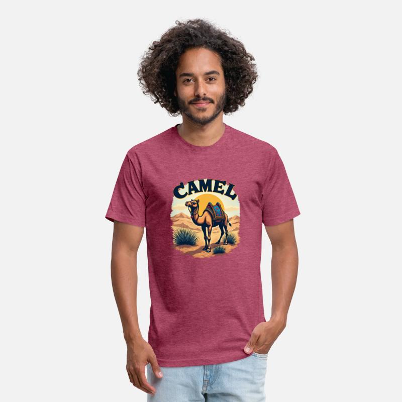"Vintage Camel Adventure - Retro Desert Design