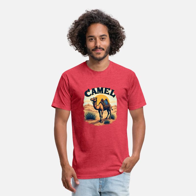 "Vintage Camel Adventure - Retro Desert Design