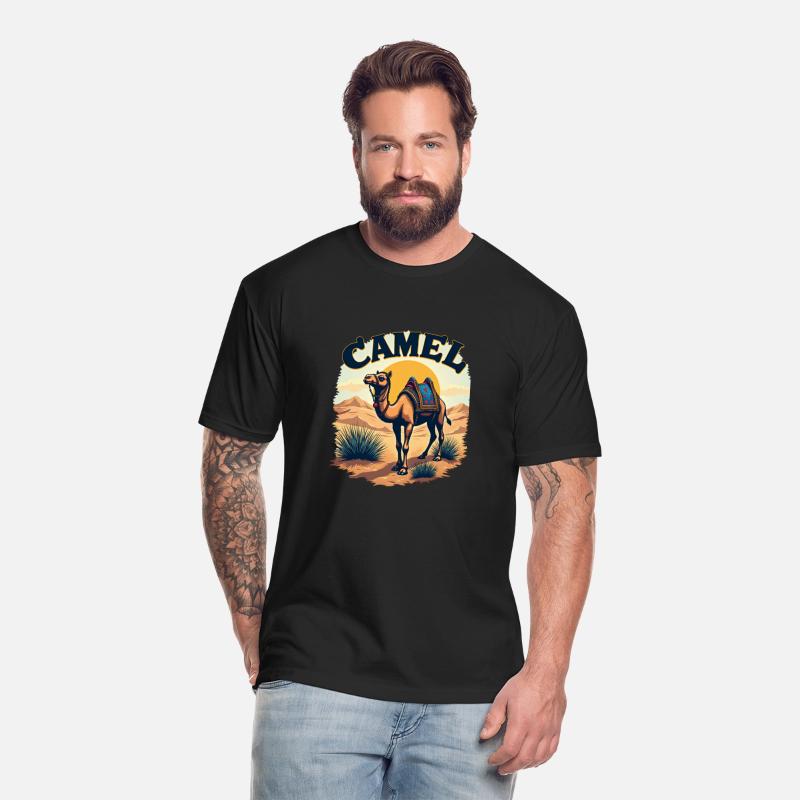 "Vintage Camel Adventure - Retro Desert Design
