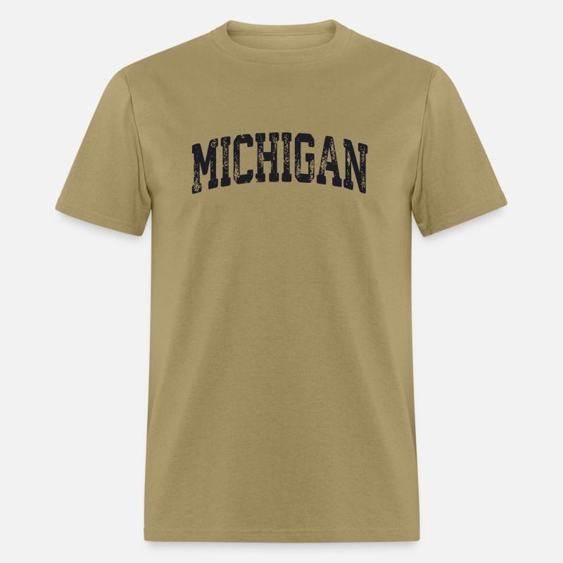 Vintage Michigan Crewneck College Style Sports Us
