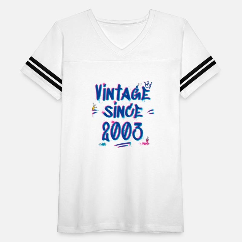 Vintage Since 2003 Graffiti Glitch 22nd Birthday