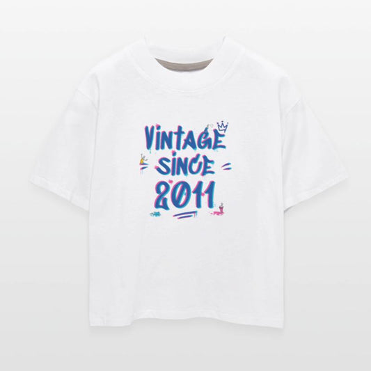 Vintage Since 2011 Graffiti Glitch 14th Bday Vibes