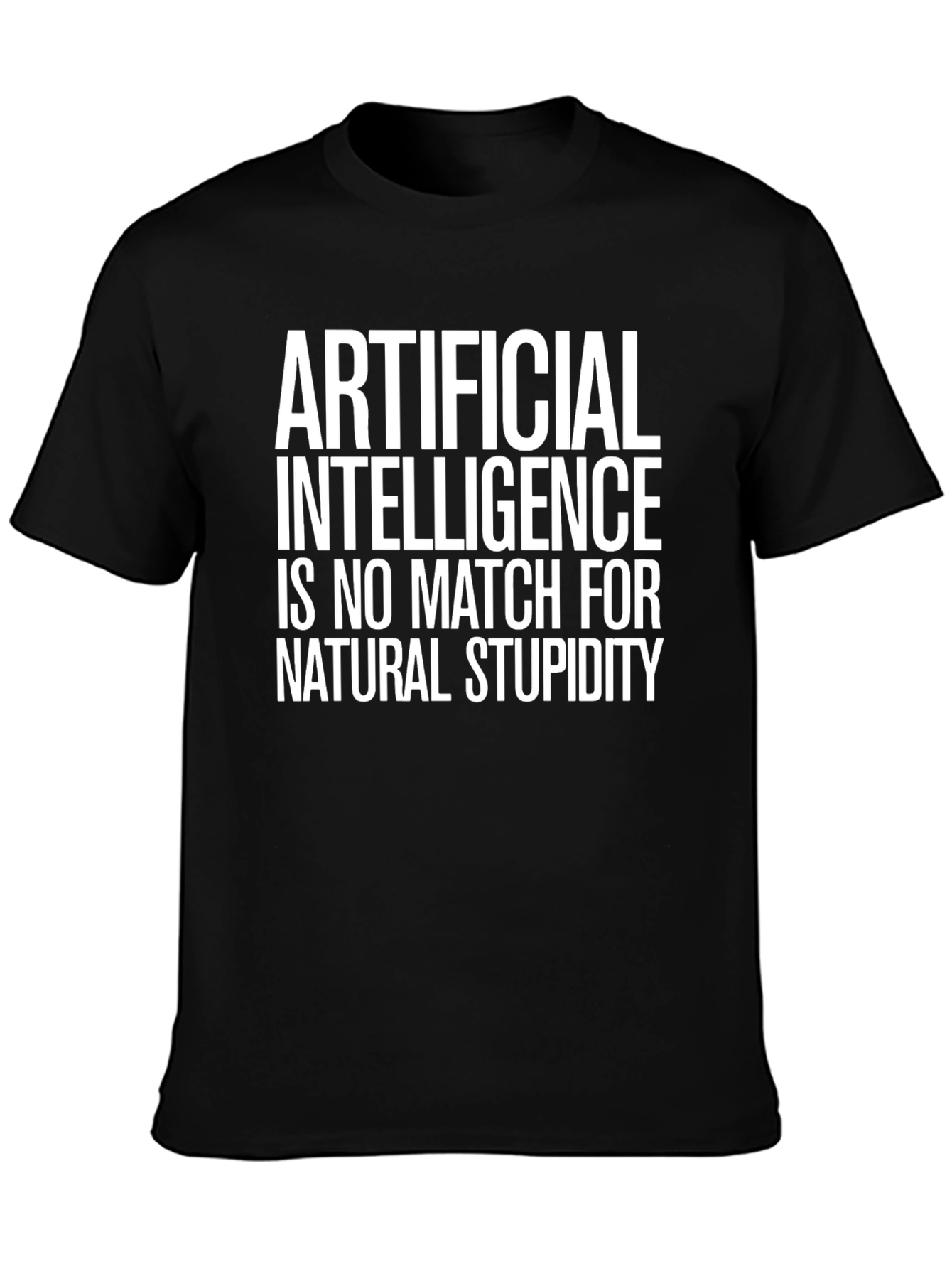 AI vs. Stupidity Graphic T-Shirt