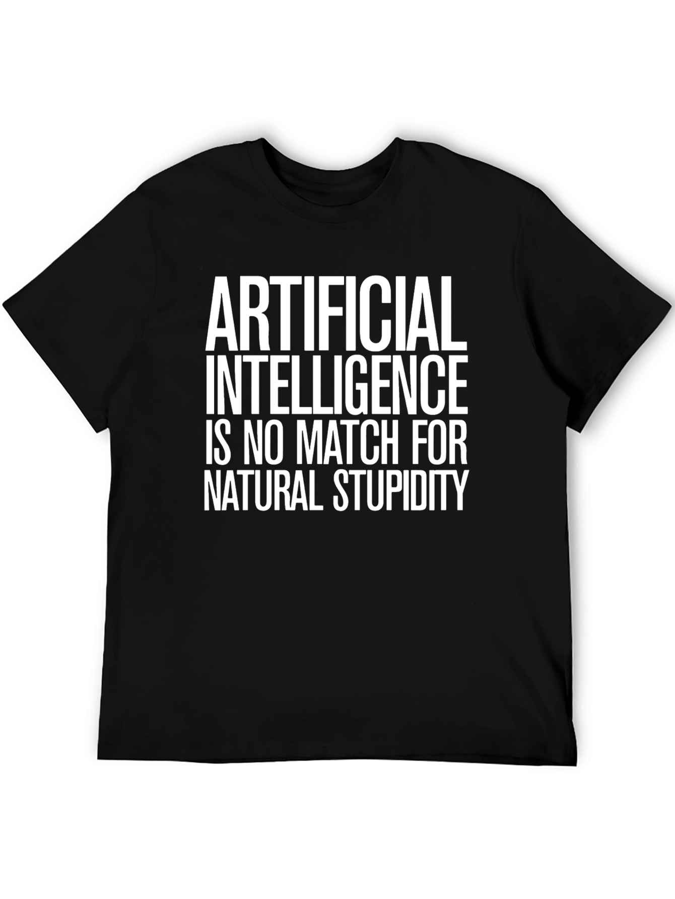 AI vs. Stupidity Graphic T-Shirt
