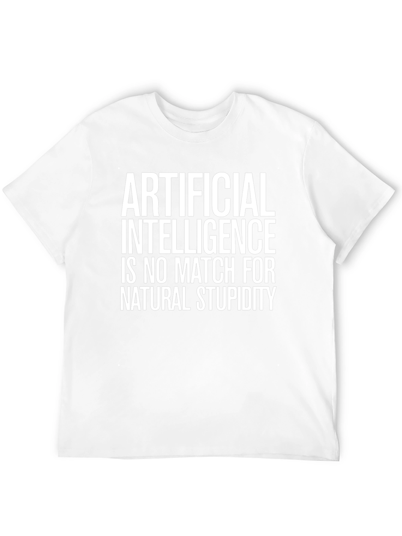 AI vs. Stupidity Graphic T-Shirt