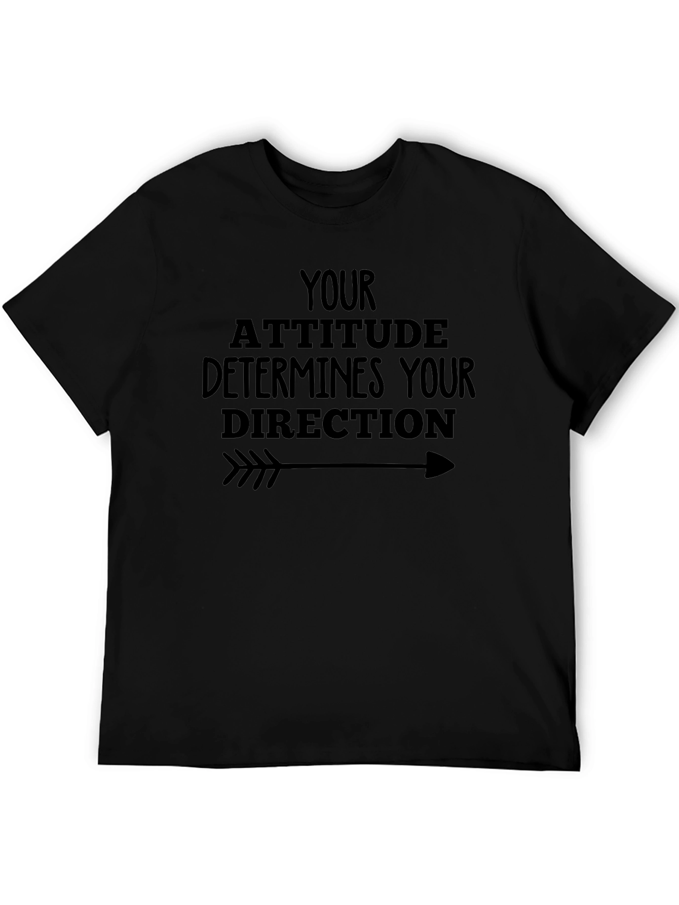 Attitude Determines Direction Graphic T-Shirt