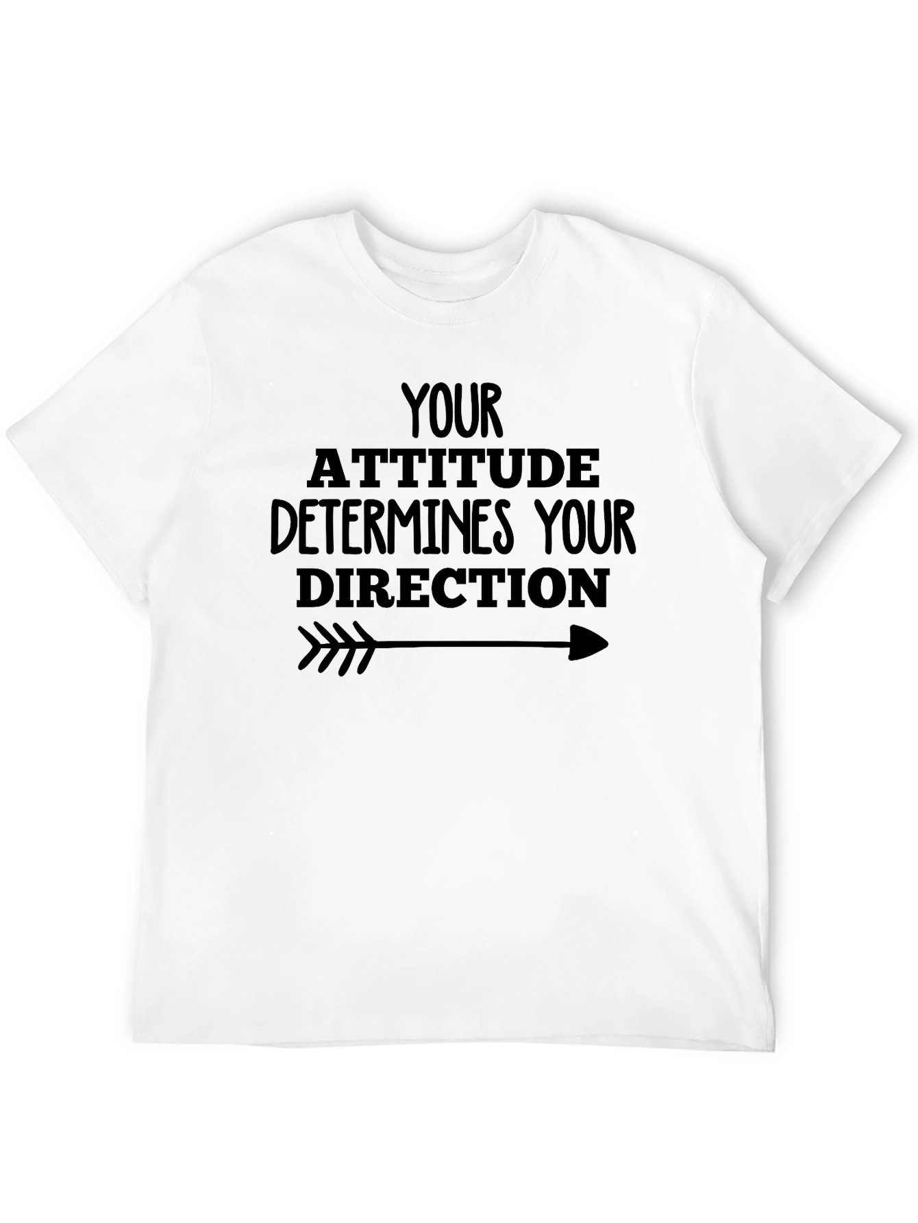 Attitude Determines Direction Graphic T-Shirt