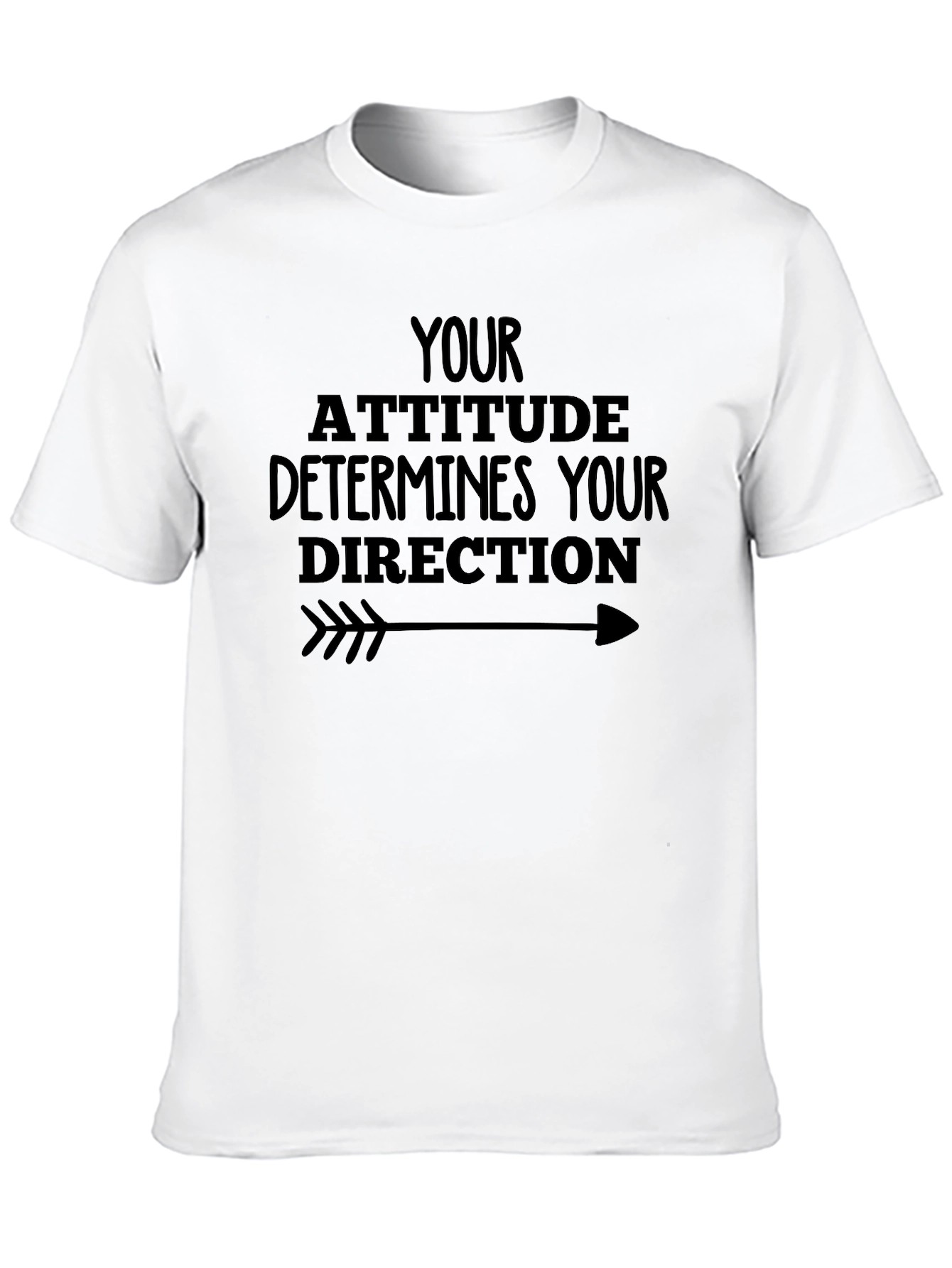 Attitude Determines Direction Graphic T-Shirt