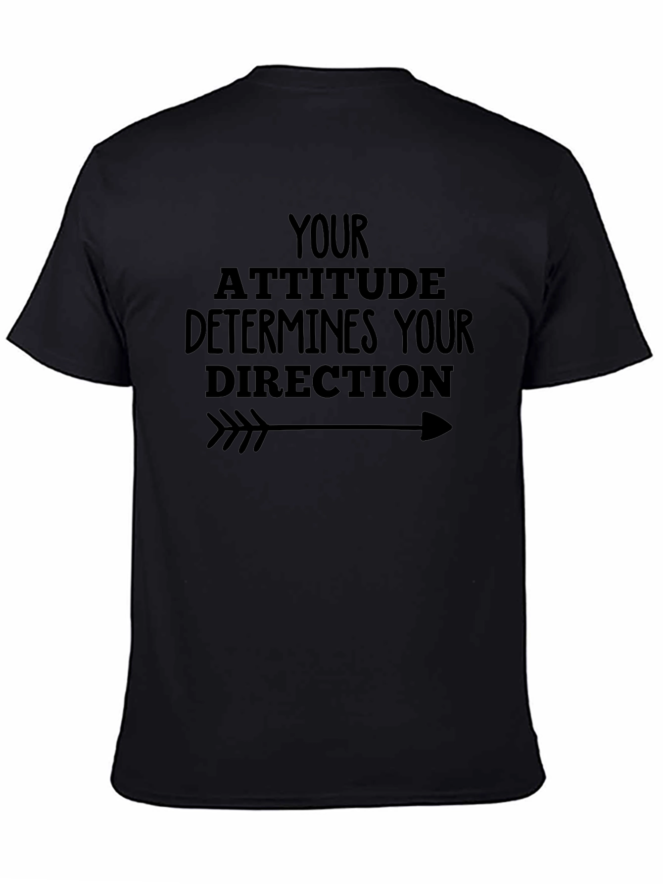 Attitude Determines Direction Graphic T-Shirt
