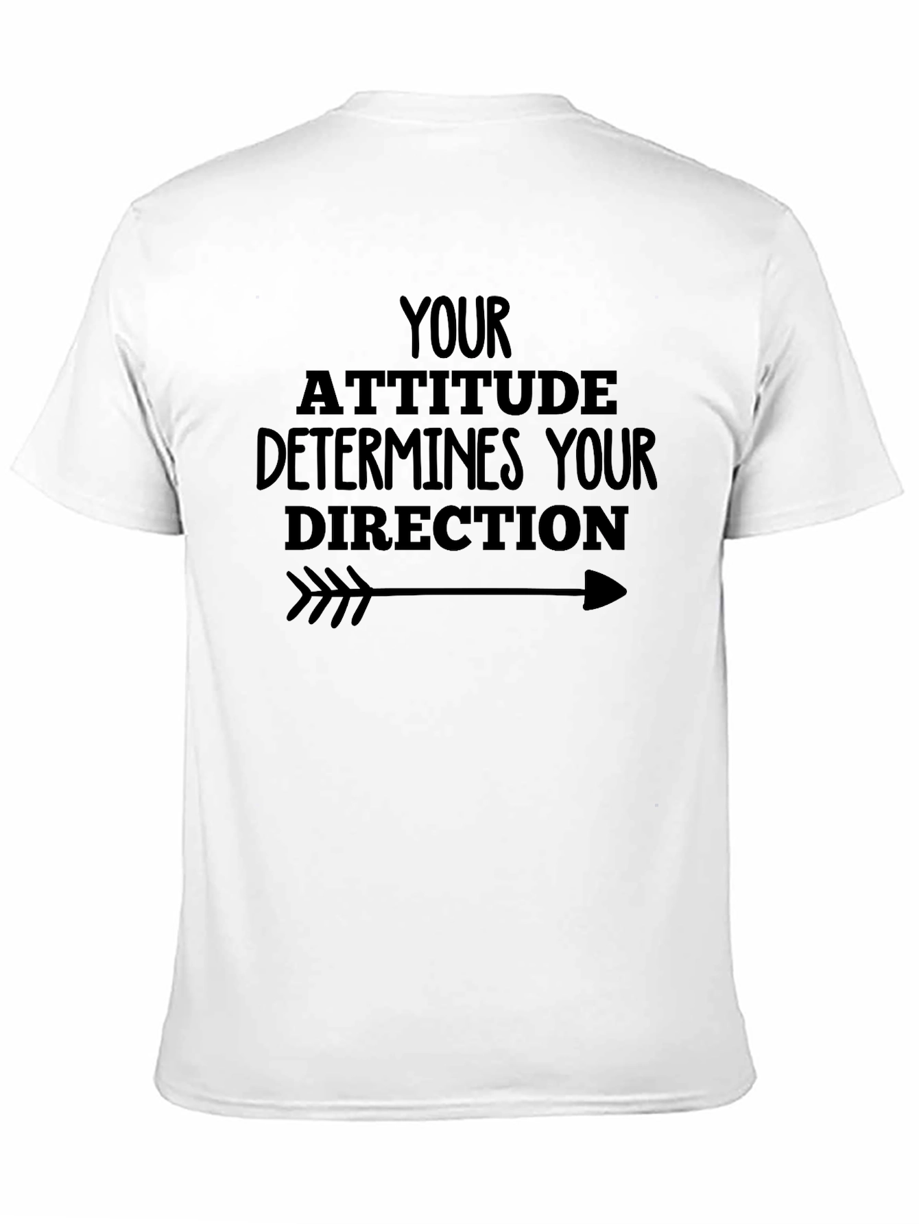 Attitude Determines Direction Graphic T-Shirt