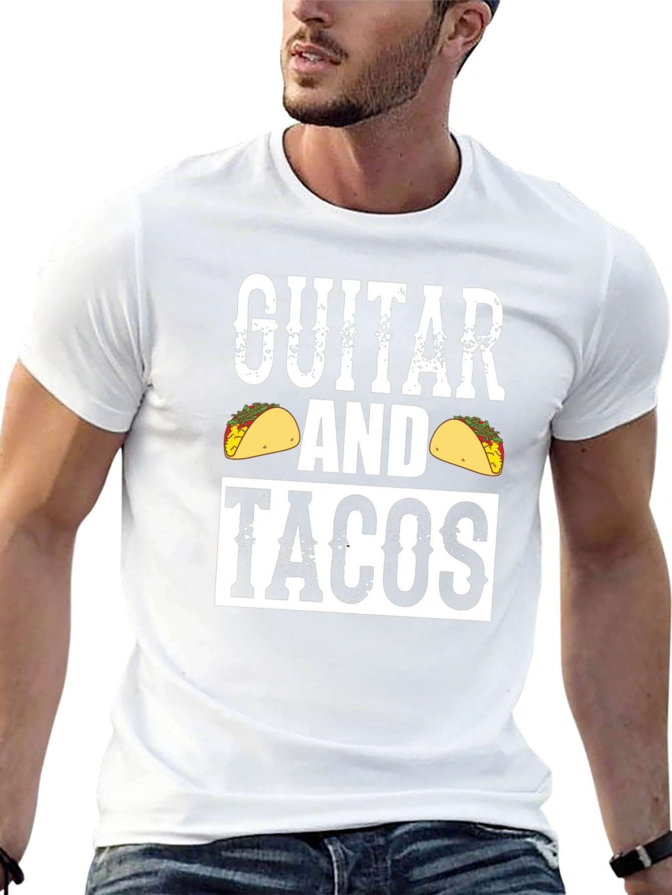 Guitar and Tacos Graphic Tee