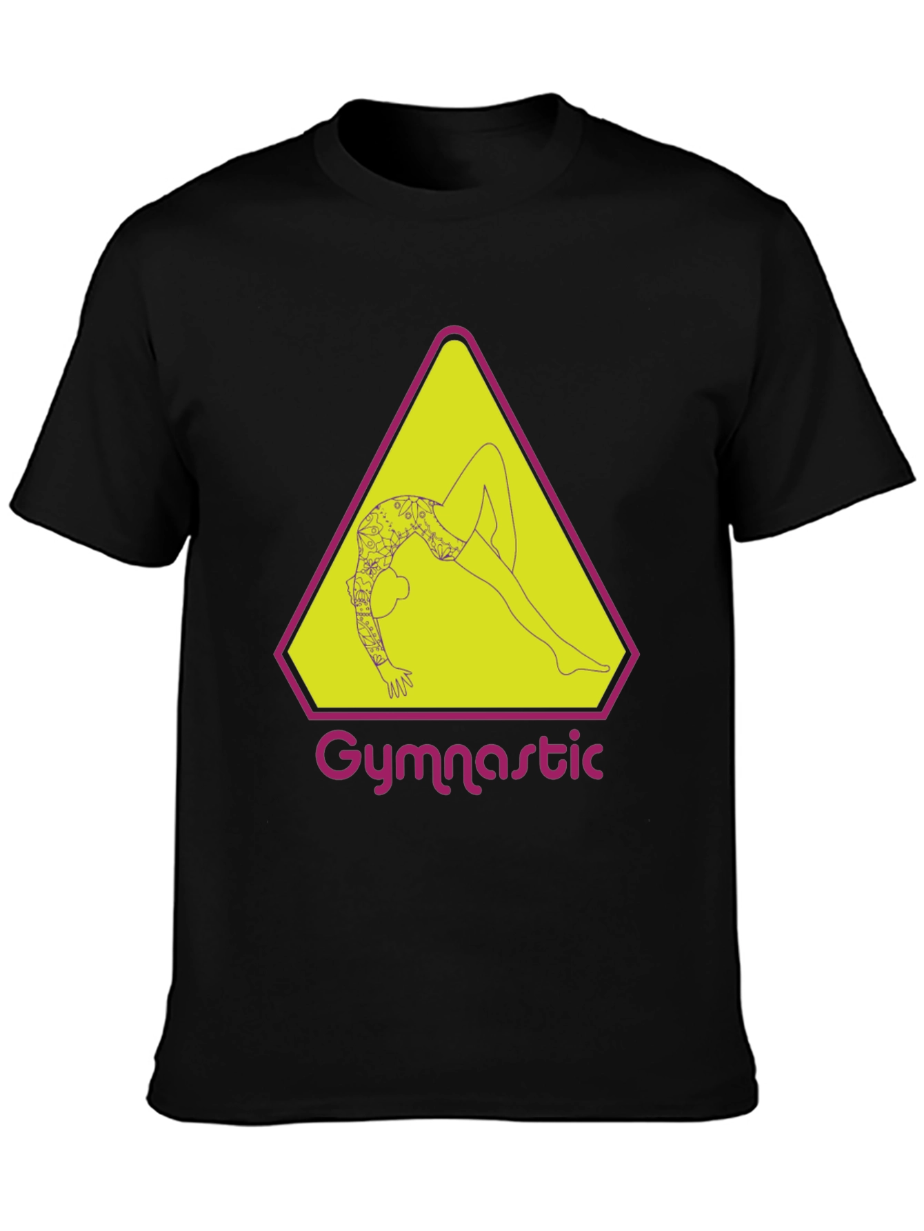 Gymnastic Graphic Tee - Artistic Athlete Design